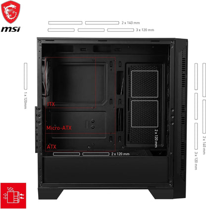 MSI | MAG FORGE 320R AIRFLOW | PC case | Medium Tower