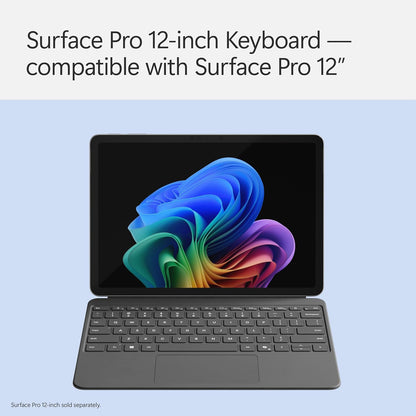 Microsoft Surface Pro Keyboard for Surface Pro 12" Device | Keyboard Only | Alcantara Material | Slate