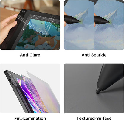 Huion Kamvas 16 (Gen 3) | 15.8″ 2.5K QHD Pen Display | Nano-Etched Canvas Glass | PenTech 4.0 | Dual Dials | 99% sRGB