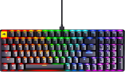 Glorious GMMK Mechanical Gaming Keyboard | Hot Swappable RGB Wired Keyboard | Modular Design | Full Size / TKL / Compact 60% | Custom Switch Support (Cherry | Gateron | Kailh) | N-Key Rollover
