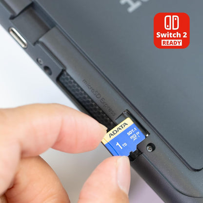 ADATA Premier Extreme microSDXC 1TB (SD 7.1 Express) – Up to 800MB/s Read, 700MB/s Write, V30 U3 C10, PCIe Gen3 x1, Nintendo Switch 2 Ready – High-Speed 4K Video & Gaming Memory Card
