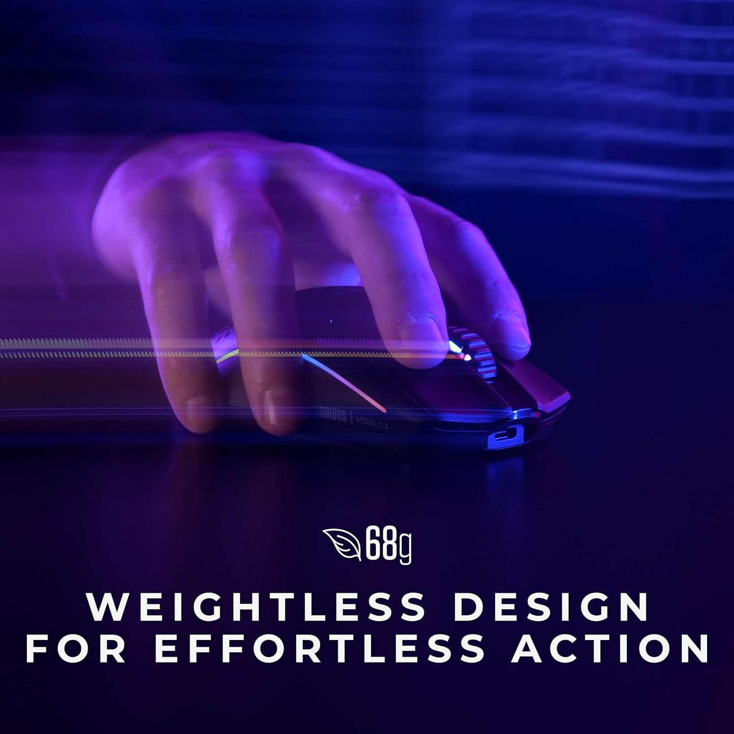 Glorious Model O 2 Wireless Gaming Mouse | Ultra-Lightweight 68g | BAMF 2.0 Sensor 26 | 000 DPI | Hybrid 2.4GHz & Bluetooth | 210H Battery | RGB Lighting | Ambidextrous Design | 6 Programmable Buttons