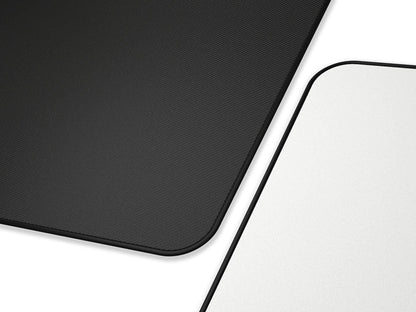 Glorious Large Gaming Mouse Pad 16"x18" | Cloth Mouse Mat with Non-Slip Rubber Base | Stitched Edges | Durable XL Desk Mousepad for Gaming and Office | White