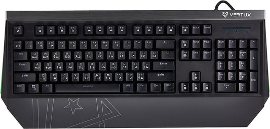 Vertux Tantalum Precision Pro Mechanical Gaming Keyboard – Outemu Blue Switches, RGB Backlighting, 50 Million Keystrokes