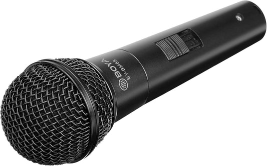 BOYA BY-BM58 Dynamic Wired Handheld Microphone | Cardioid XLR Mic for Live Performance | Podcasting & Public Speaking
