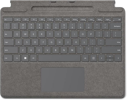 Microsoft Surface Pro Signature Keyboard | Premium Alcantara Covered Keyboard with Backlit Keys | Precision Touchpad | Magnetic Attachment | Compatible with Surface Pro Devices