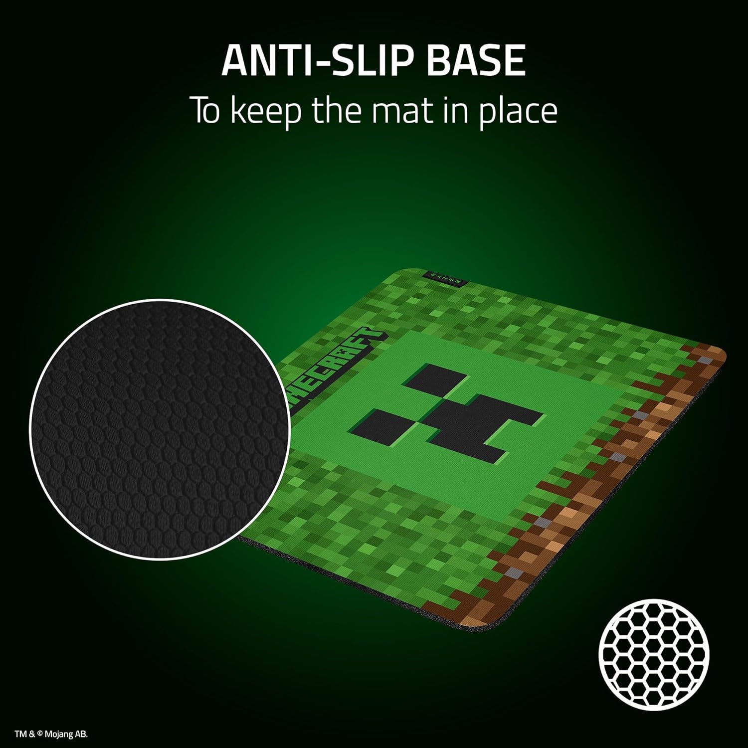 Razer Gigantus V2 Medium Gaming Mouse Pad - Minecraft Edition - Soft Surface for Precision and Contro