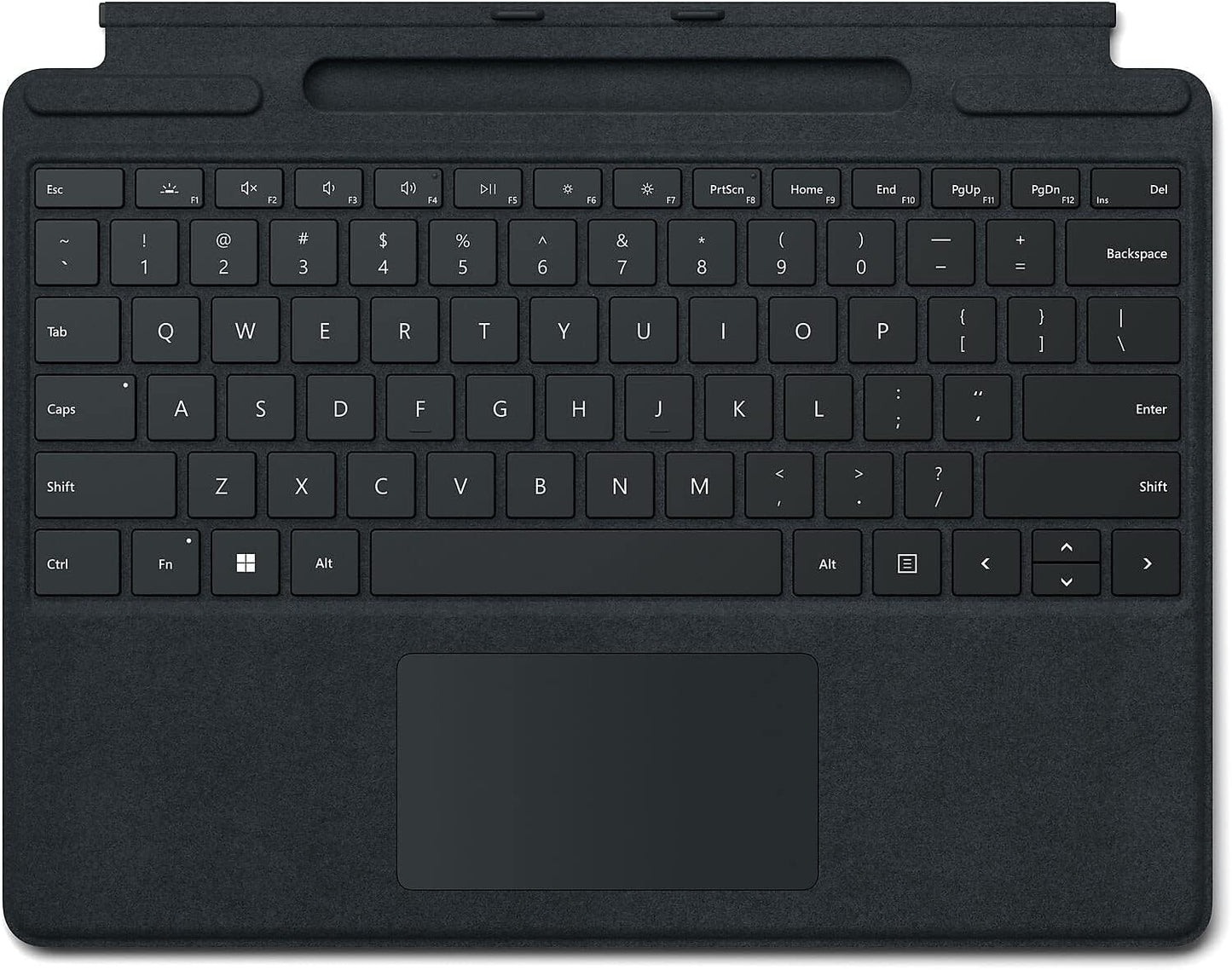 Microsoft Surface Pro Signature Keyboard | Premium Alcantara Covered Keyboard with Backlit Keys | Precision Touchpad | Magnetic Attachment | Compatible with Surface Pro Devices