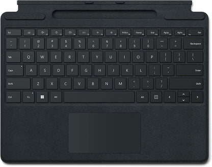 Microsoft Surface Pro Signature Keyboard | Premium Alcantara Covered Keyboard with Backlit Keys | Precision Touchpad | Magnetic Attachment | Compatible with Surface Pro Devices