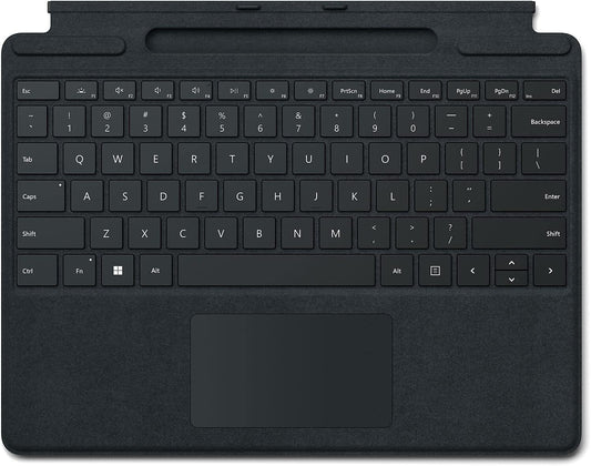 Microsoft Surface Pro Signature Keyboard | Premium Alcantara Covered Keyboard with Backlit Keys | Precision Touchpad | Magnetic Attachment | Compatible with Surface Pro Devices