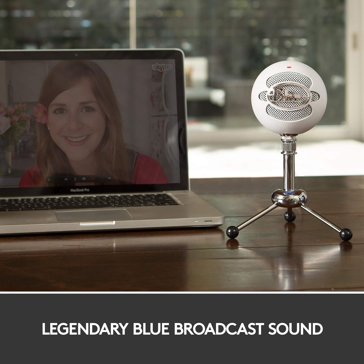 Blue Snowball iCE USB Condenser Microphone with Accessory Pack (White)