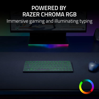 Razer Joro Ultra-Thin Wireless Gaming Keyboard – 75% Layout, Low-Profile Scissor Switches, RGB, Bluetooth + USB-C