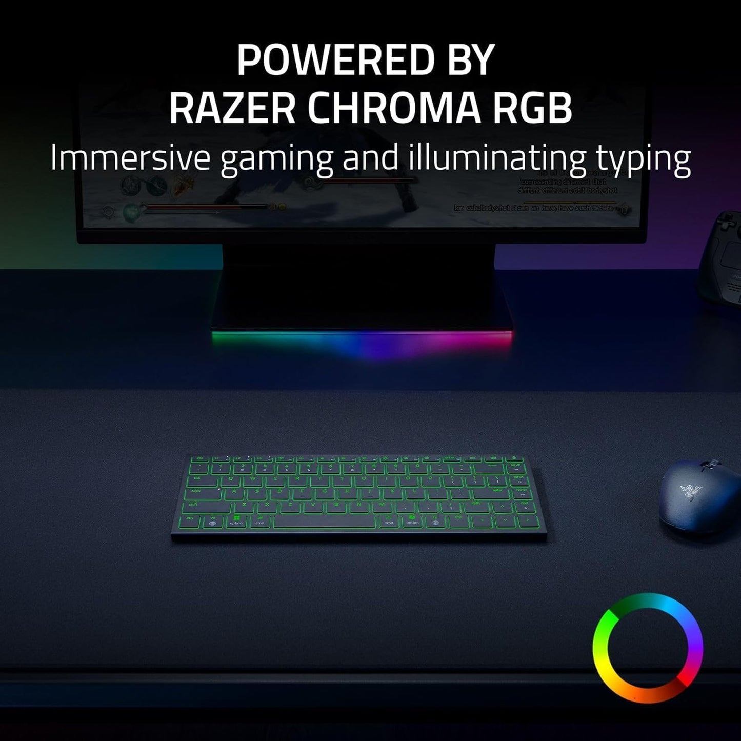Razer Joro Ultra-Thin Wireless Gaming Keyboard | 75% Layout | Low-Profile Scissor Switches | RGB | Bluetooth + USB-C