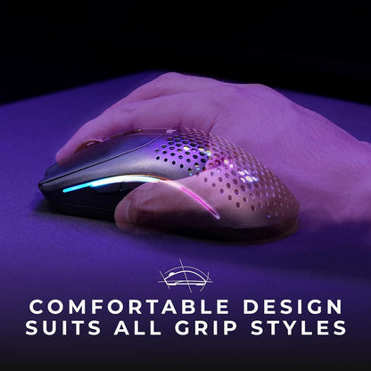 Glorious Model O 2 Mini Wireless Gaming Mouse | 57g Ultra-Lightweight | 26K Optical Sensor | Dual Wireless 2.4GHz & Bluetooth 5.2 | Up to 210H Battery | 80M Clicks | 6 Programmable Buttons | FPS Gaming Mouse