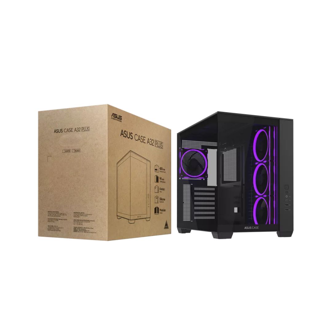 ASUS A32 PLUS Case | 4 Fan ARGB | Black