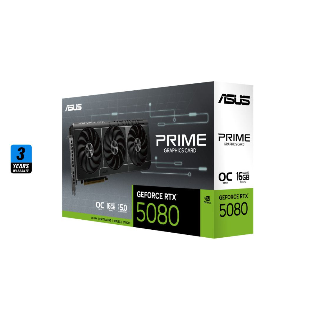 ASUS PRIME GeForce RTX 5080 16GB GDDR7 OC Edition