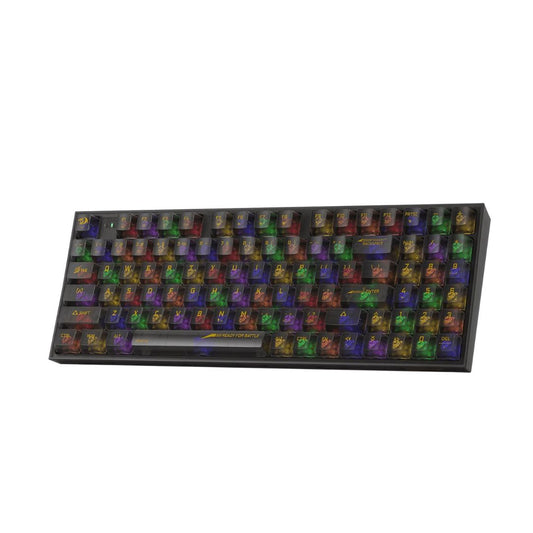 Redragon IRELIA K658CTB PRO RGB 90% | USB-C wired | BT | 2.4 GHz wireless Translucent Crystal Switch
