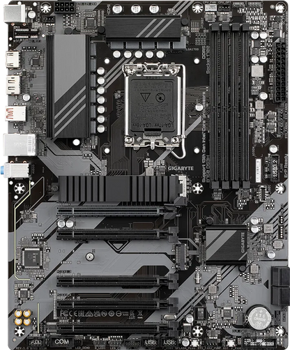 GIGABYTE B760 DS3H mATX Motherboard | Intel LGA1700 | DDR5 | PCIe 4.0 | Dual M.2 | USB-C | 2.5GbE LAN | EZ-Latch | Smart Fan 6