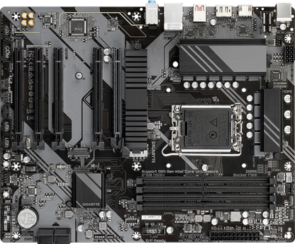 GIGABYTE B760 DS3H mATX Motherboard | Intel LGA1700 | DDR5 | PCIe 4.0 | Dual M.2 | USB-C | 2.5GbE LAN | EZ-Latch | Smart Fan 6