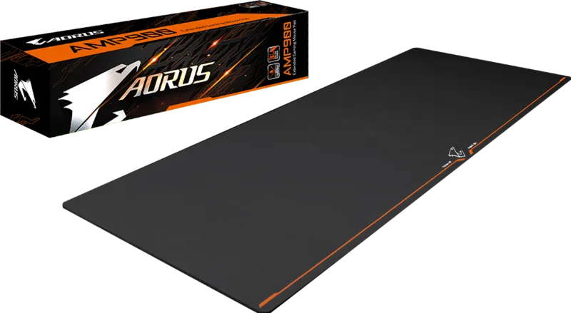 GIGABYTE Extended Gaming Mouse Pad | Large Size | Anti-Slip Rubber Base | Smooth Surface for Precision Tracking | Water-Resistant | Durable Construction