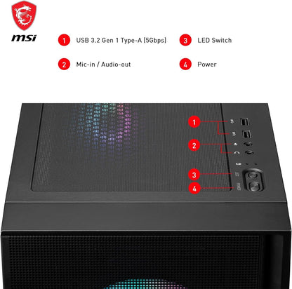 MSI | MAG FORGE 320R AIRFLOW | PC case | Medium Tower