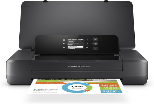 HP OfficeJet 202 Mobile Printer | Ultra-Portable Color Inkjet | Wi-Fi & USB | Up to 10 ppm Black / 7 ppm Color