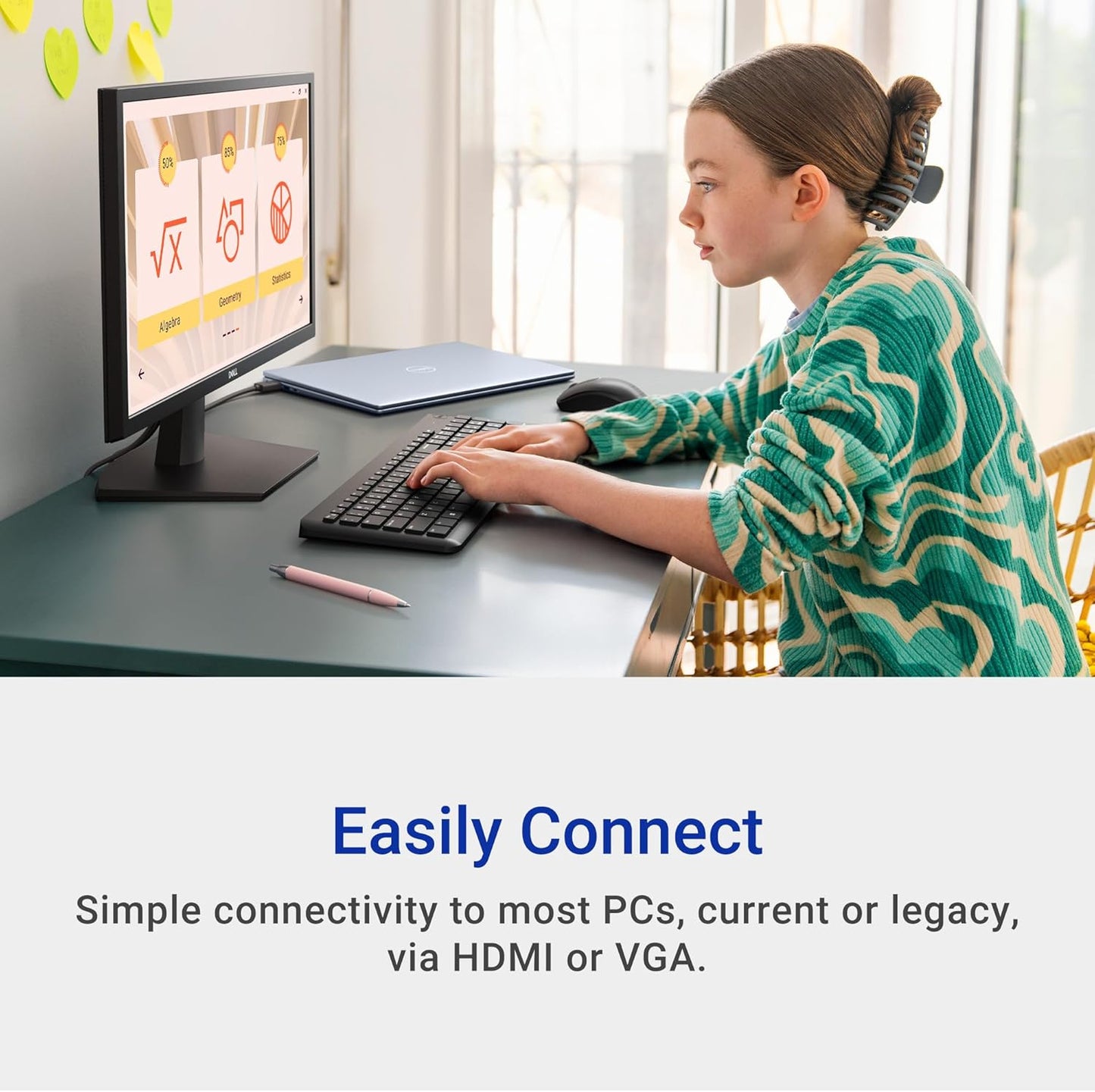 Dell SE2225H 21.5 Inch Full HD (1920x1080) Monitor, 75Hz, VA, 5ms, VESA (100x100mm), HDMI, VGA