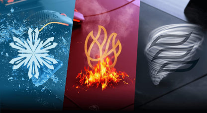 Glorious Elements Air Mousepad XL | Ultra-Thin Hard Surface Gaming Mouse Pad | Polycarbonate Flexible Design | High-Speed Precision | 15"x17" (Helios Edition GLO-MP-ELEM-AIR)