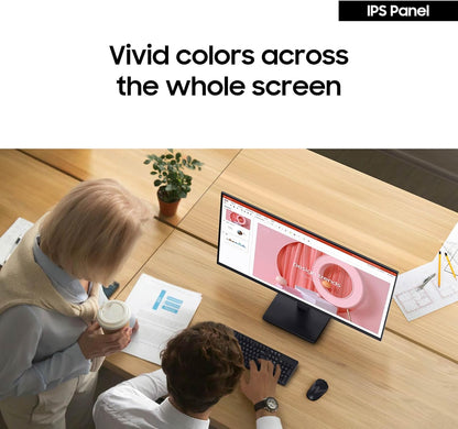 Samsung Essential S3 S30GD 24" FHD IPS Monitor – 100Hz, 5ms GTG, 250 nits, 178° Viewing Angle, VESA Mount, HDMI Input