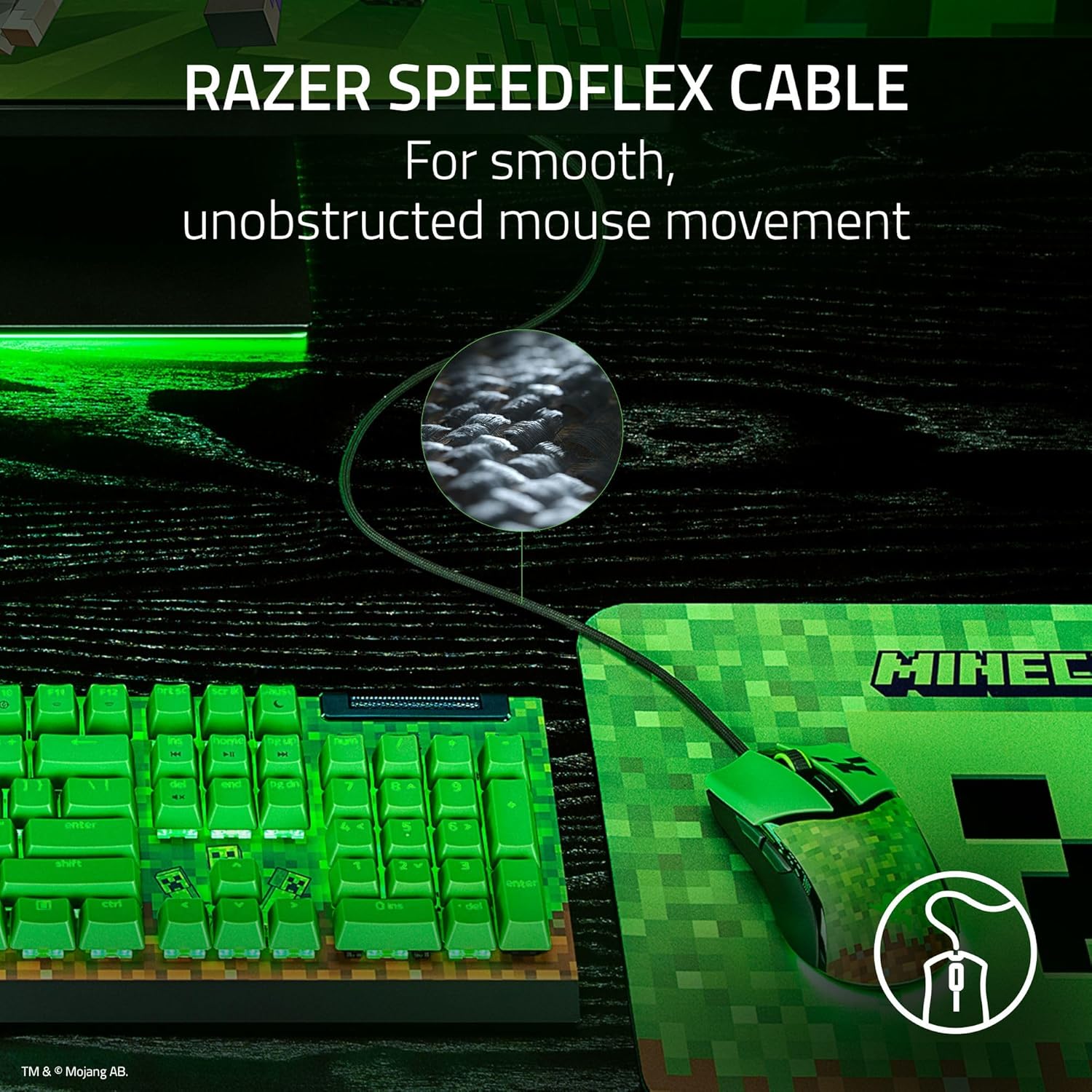 Razer Cobra Wired Gaming Mouse – 58g Lightweight, 8,500 DPI Optical Sensor, Gen-3 Optical Switches, Chroma RGB Underglow, Speedflex Cable