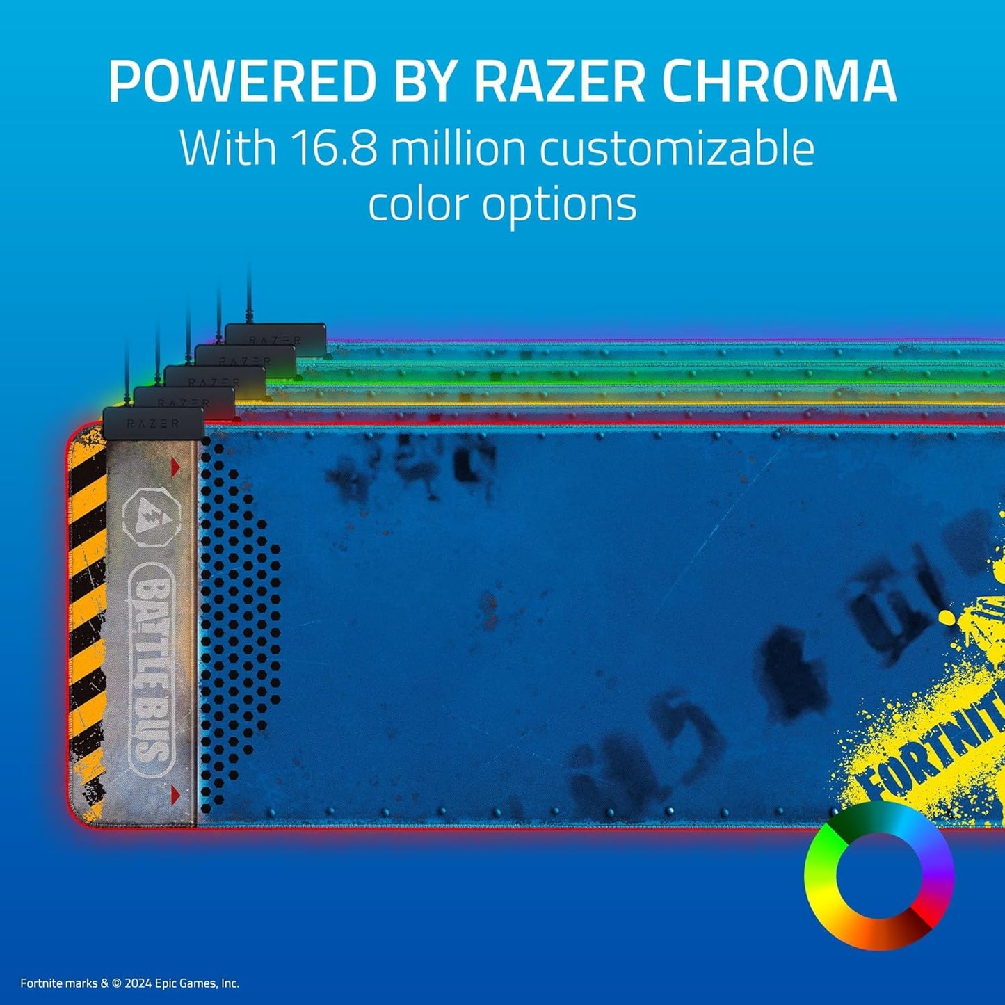 Razer Goliathus Chroma Extended - Fortnite Edition– Soft Gaming Mouse Mat with Razer Chroma RGB, Micro-Textured Surface, and Optimized for All Sensors