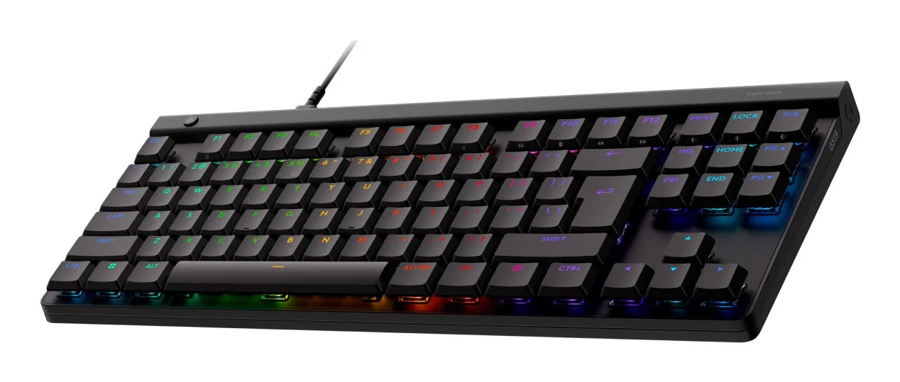 Logitech G515 TKL Wired Low Profile Gaming Keyboard – GL Mechanical Switches - Double-Shot PBT Keycaps - LIGHTSYNC RGB - Sound Dampening - Tenkeyless Design