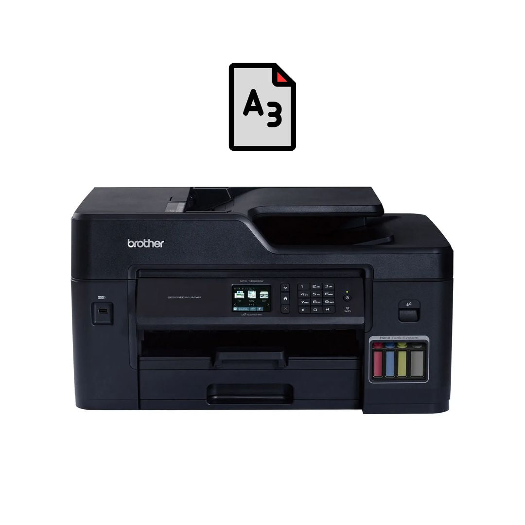 Brother MFC-T4500DW Wireless A3-A4 | Ink Tank All-in-One Color Inkjet Printer (Print | Copy | Scan | Fax)