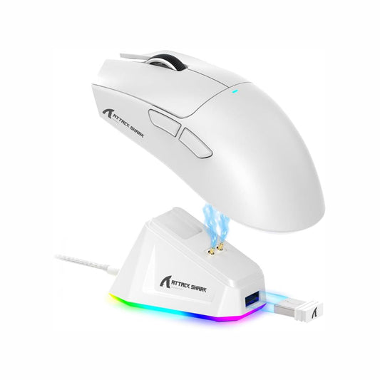 ATTACK SHARK X11 Wireless Gaming Mouse | White