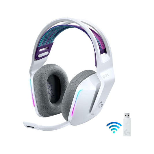 Logitech G733 Lightspeed Wireless Gaming Headset | White