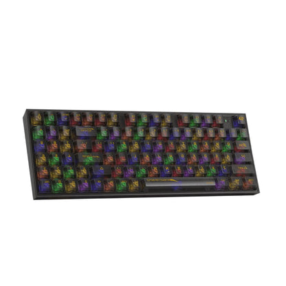 Redragon IRELIA K658CTB PRO RGB 90% | USB-C wired | BT | 2.4 GHz wireless Translucent Crystal Switch