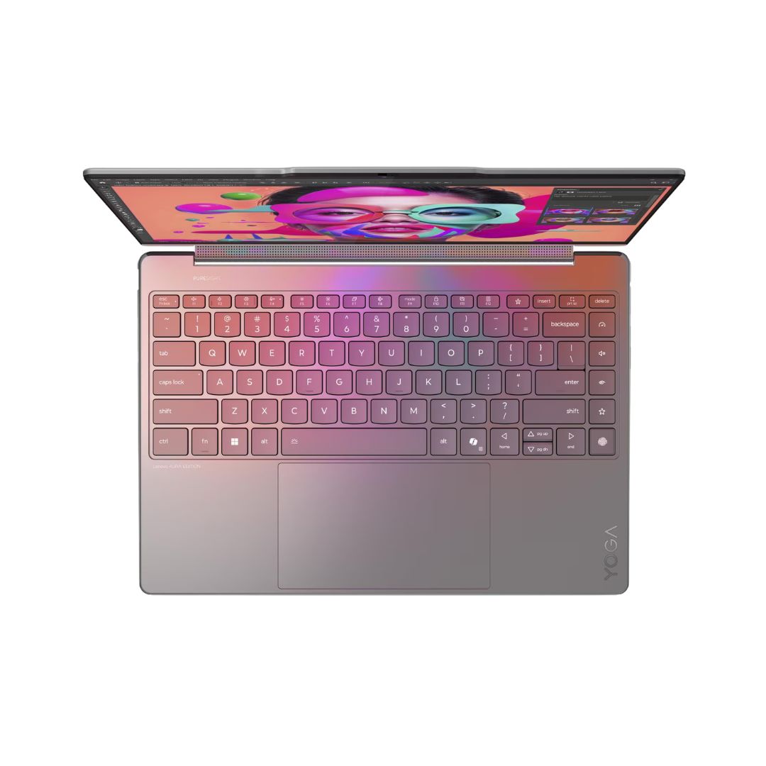 Lenovo Yoga 9 Aura Edition 14ILL10 | (13AX) Intel Core Ultra 7-258V | RAM 32GB | SSD 1TB | Intel Arc Graphics 140V | 14 Inch WQXGA+ OLED 120Hz Touch | Luna Grey
