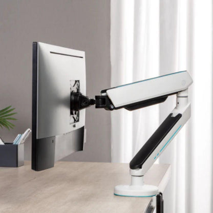 Avetron MA100 Gaming Monitor Arm – Spring‑Assisted, 27″–45″, Clamp & Grommet
