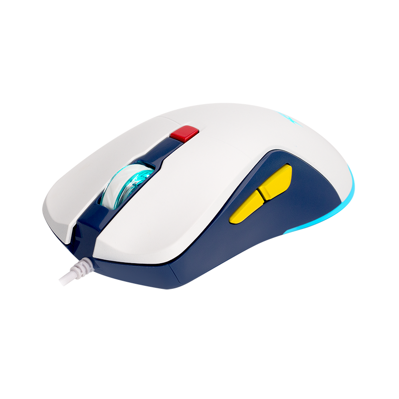 XtrickMe GM-227 Wired Gaming Mouse with 7 Color Backlit | Ergonomic Design | 6 Buttons | 4 Adjustable DPI Levels
