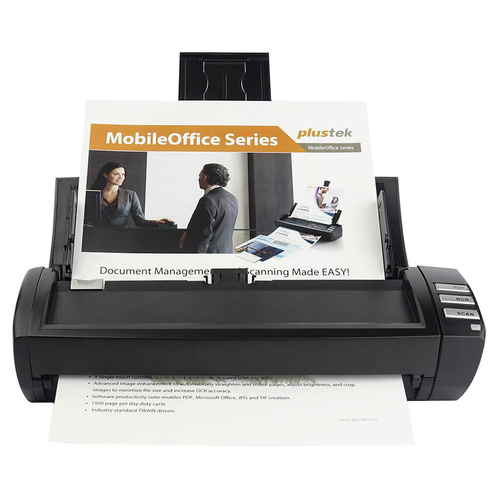 Plustek MobileOffice AD480 Automatic Document Feeder (ADF) Scanner
