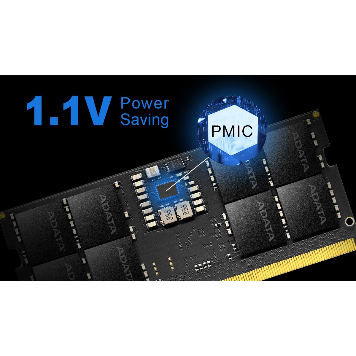 ADATA DDR5 5600 MT/s 32 GB (1×32 GB) CL46 SO-DIMM 262-Pins ECC Unbuffered Laptop Memory