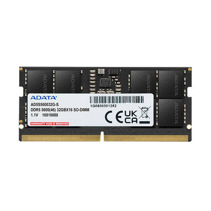 ADATA DDR5 5600MHz | 16GB (1x 16GB) | SO-DIMM Laptop RAM