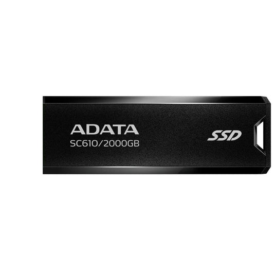 ADATA SC610 External SSD USB 3.2 Gen2 550MB/s Read 500MB/s Write Capless Slide-Out Cableless - 2TB