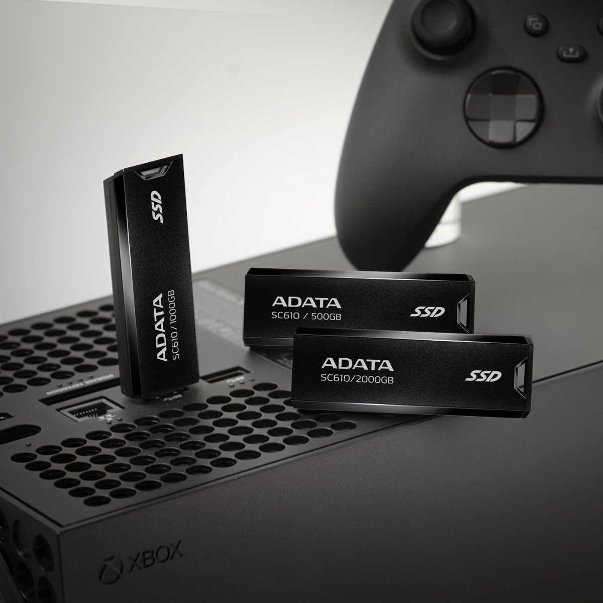 ADATA SC610 External SSD USB 3.2 Gen2 550MB/s Read 500MB/s Write Capless Slide-Out Cableless | 1TB