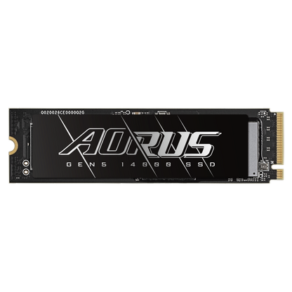 Gigabyte AORUS Gen5 14000 SSD 2TB – PCIe 5.0 M.2 NVMe 2.0, 14,500 MB/s Read, 12,700 MB/s Write, 232-Layer 3D TLC NAND