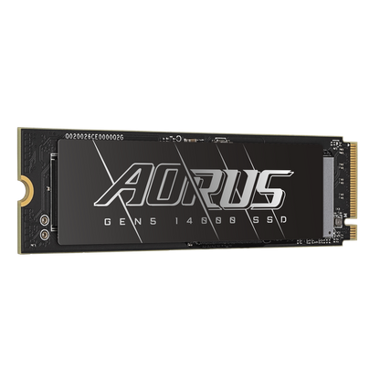 Gigabyte AORUS Gen5 14000 SSD 2TB – PCIe 5.0 M.2 NVMe 2.0, 14,500 MB/s Read, 12,700 MB/s Write, 232-Layer 3D TLC NAND