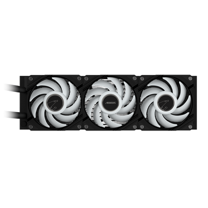 GIGABYTE AORUS WATERFORCE II 360 ARGB AIO Liquid CPU Cooler | 3x120mm Fans | 330° Rotatable Block | Universal Socket Support