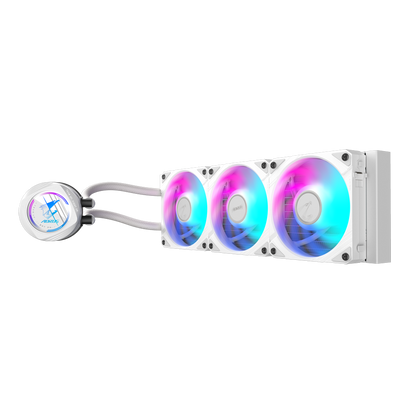 GIGABYTE AORUS WATERFORCE II 360 ARGB AIO Liquid CPU Cooler | 3x120mm Fans | 330° Rotatable Block | Universal Socket Support