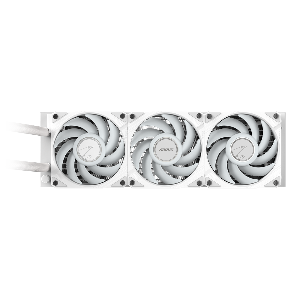 GIGABYTE AORUS WATERFORCE II 360 ARGB AIO Liquid CPU Cooler | 3x120mm Fans | 330° Rotatable Block | Universal Socket Support