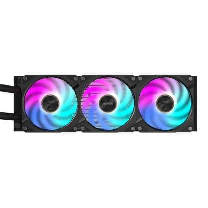 AORUS WATERFORCE X II 360 Liquid Cooler | 360mm Radiator | LCD Display | ARGB Fans | Intel & AMD Socket Support